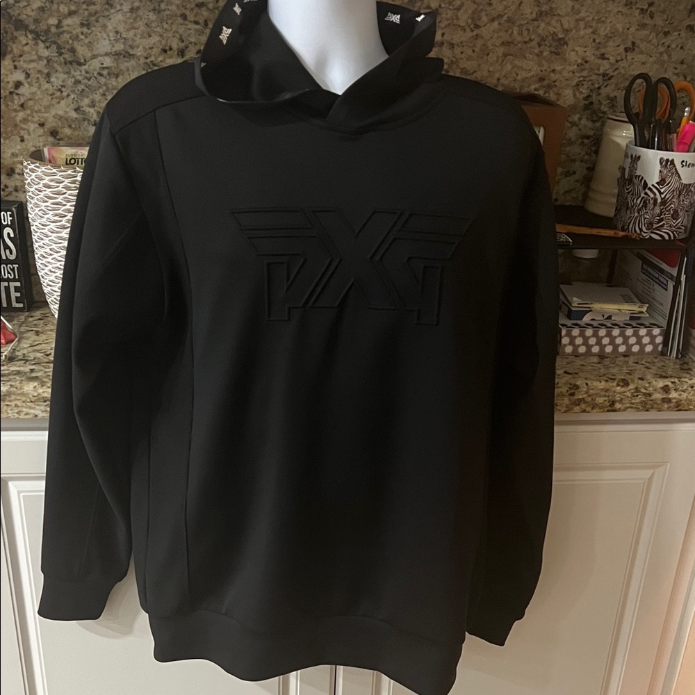Men’s Essential Shadow Black Hoodie from PXG Golf Sz M